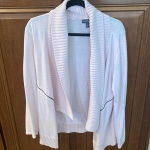 Market & Spruce Light Pink Open Front Cardigan